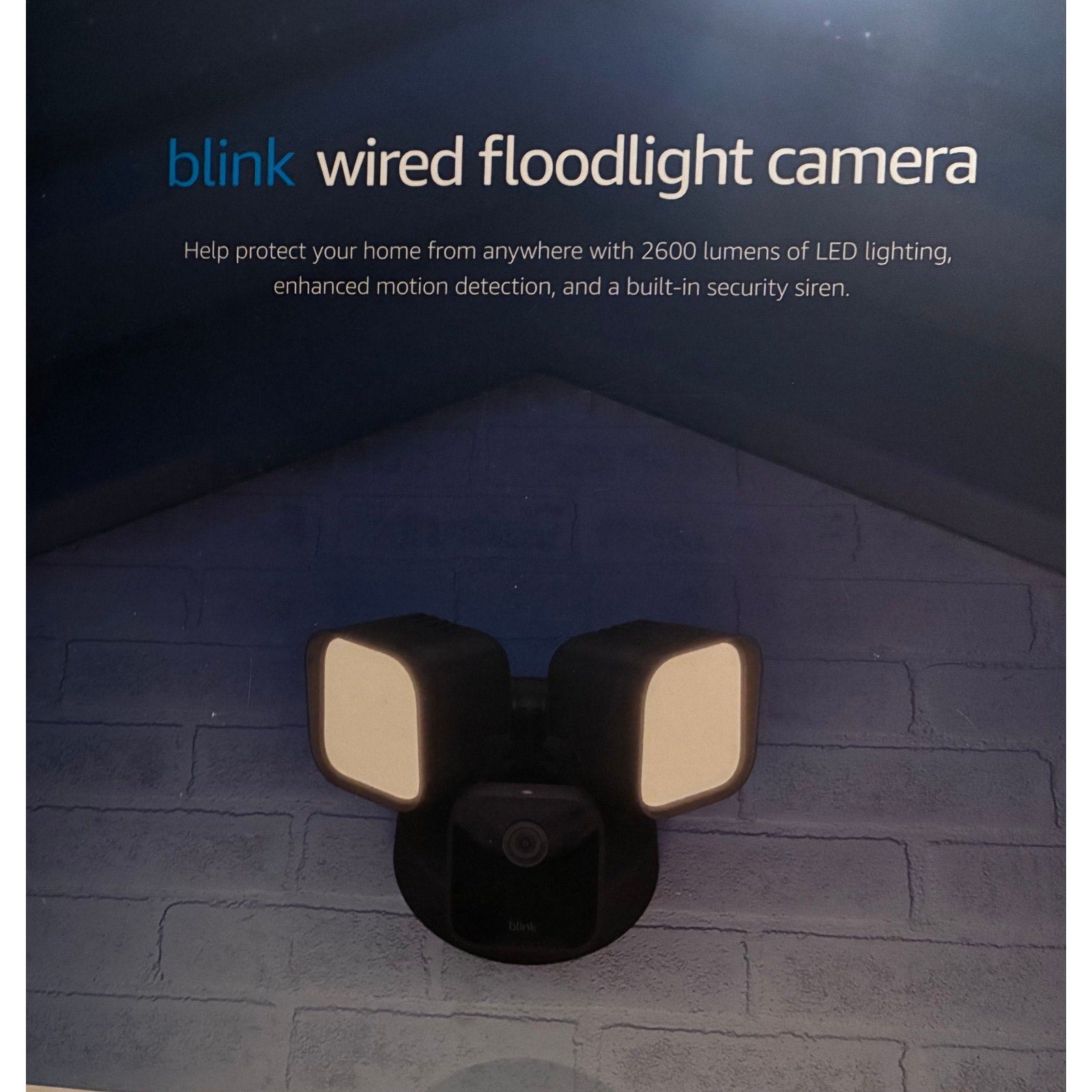 Blink Outdoor 4 Wired Floodlight Camera In Black