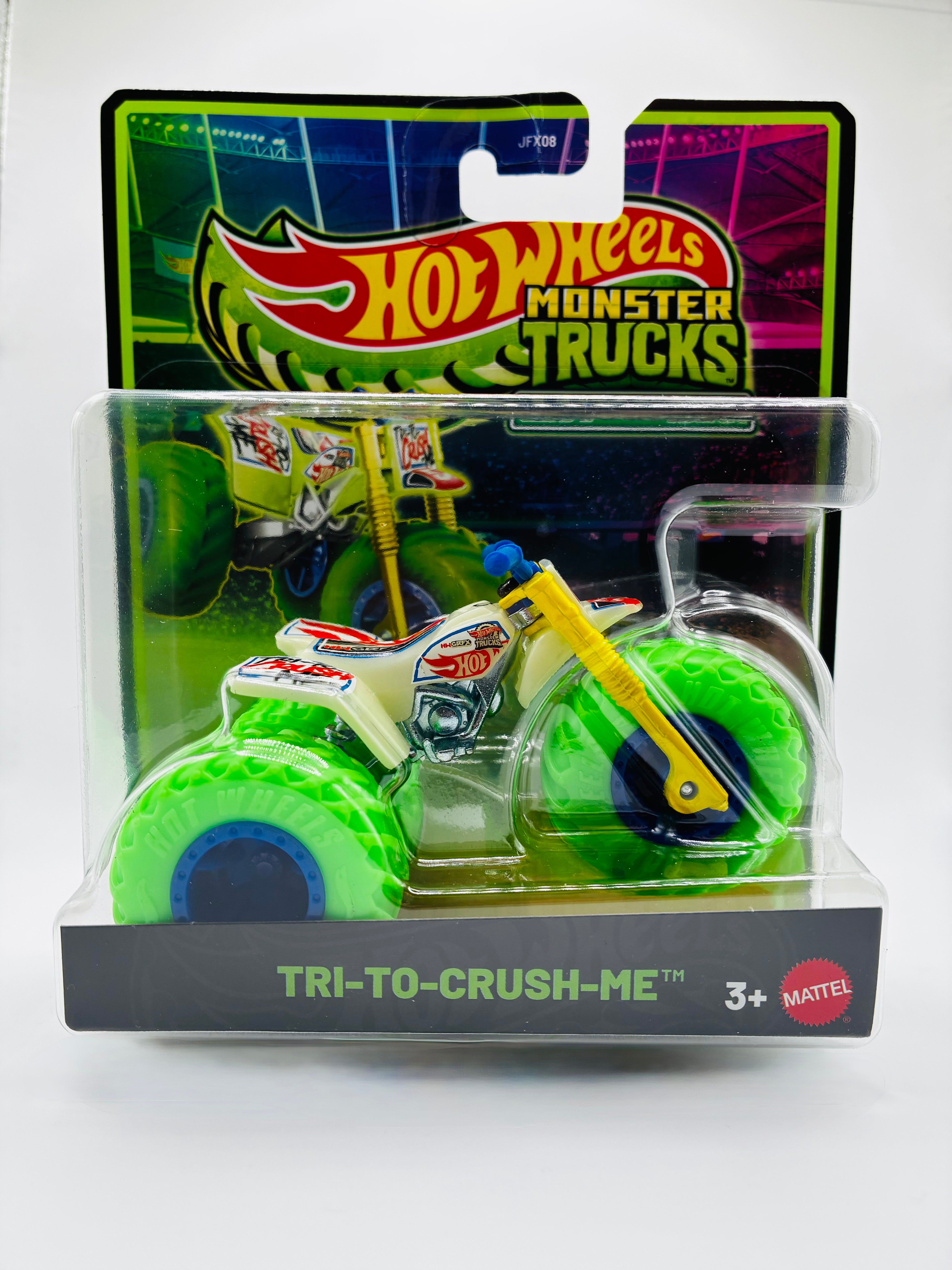 TRI-TO-CRUSH-ME Hot Wheels Glow in the Dark Die-Cast Vehicle 2026
