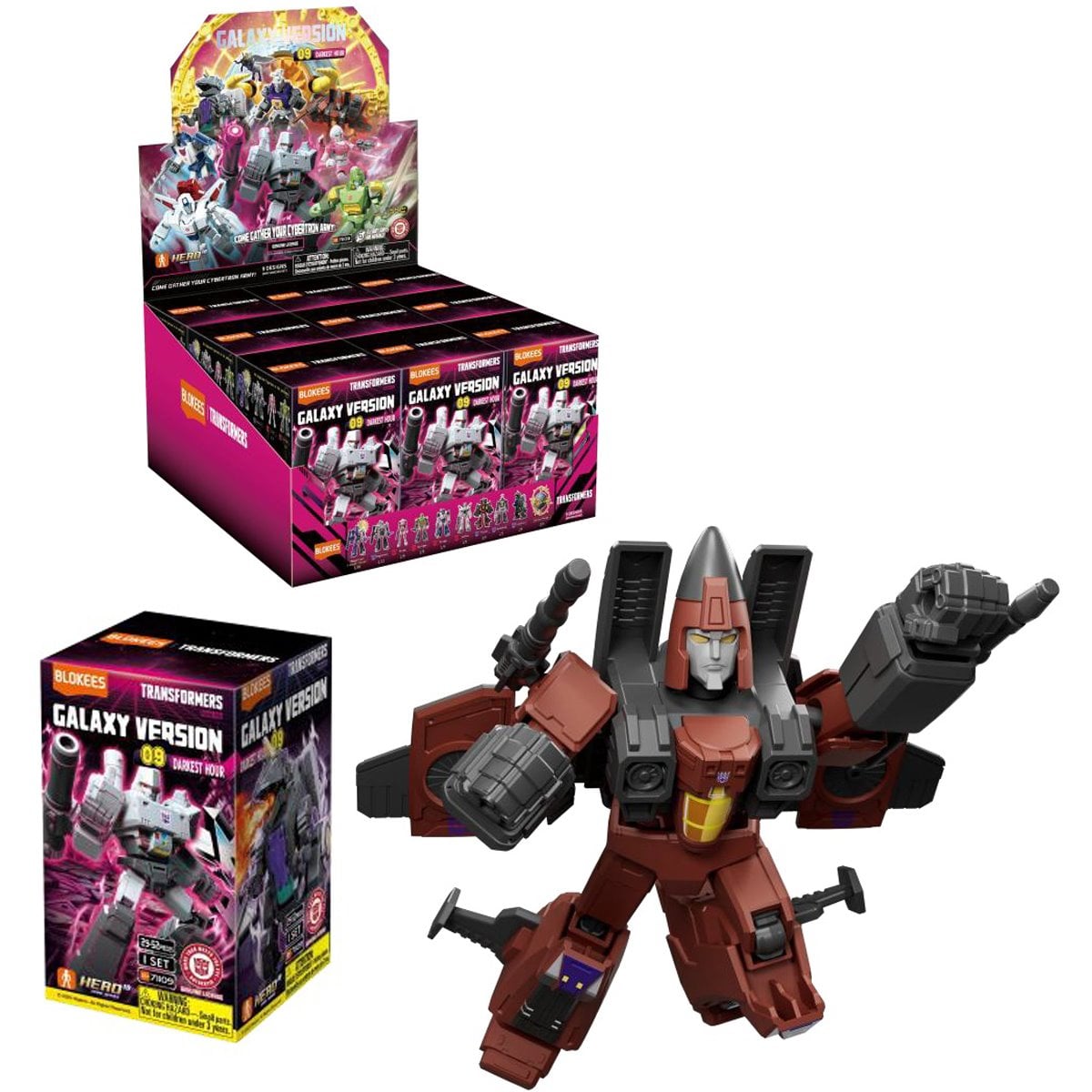 Blokees Transformers Darkest Hour Galaxy Version 09 Blind Box Mini Model Kit