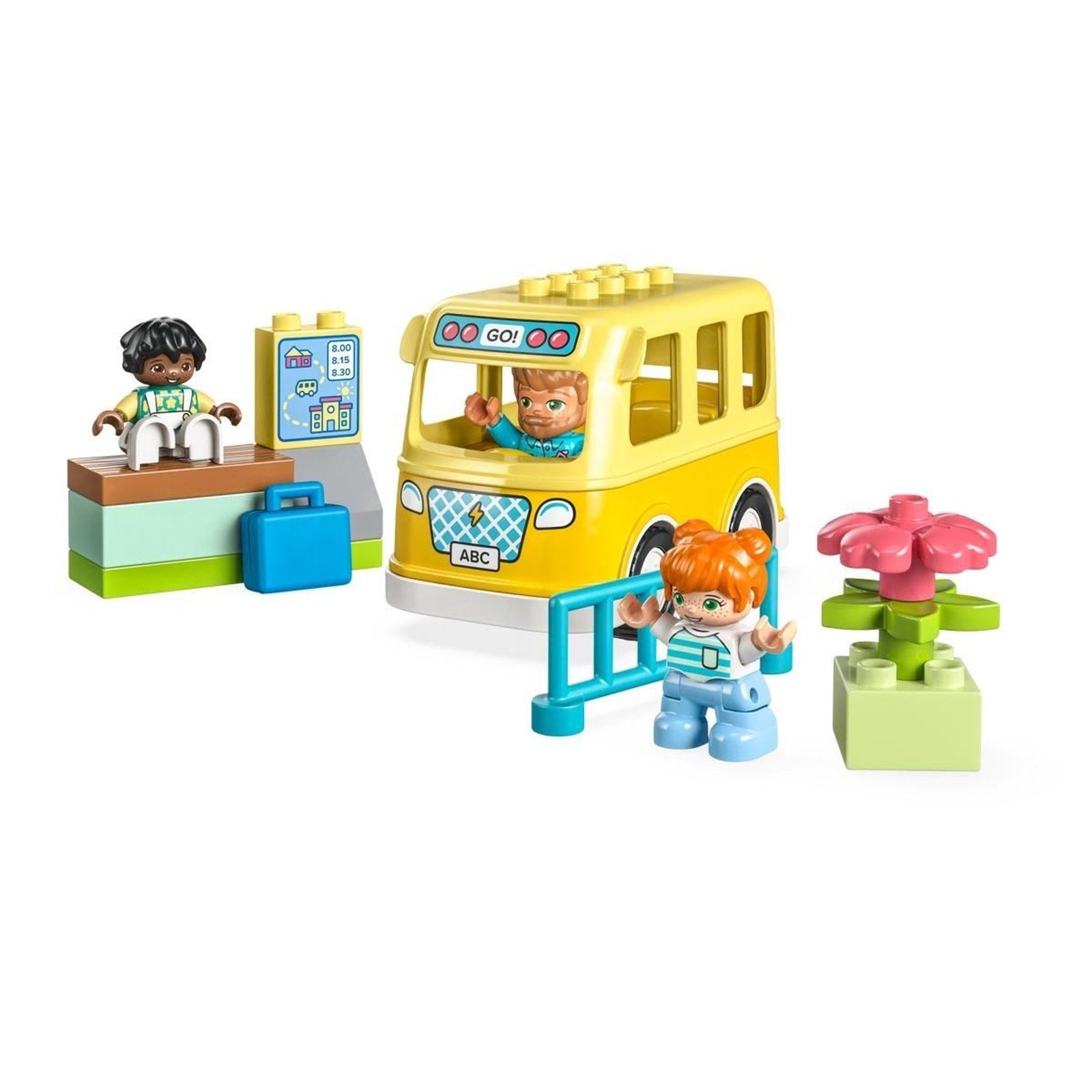 NEW & RETIRED Lego Duplo The Bus Ride Toy Multicolored 16 Pc