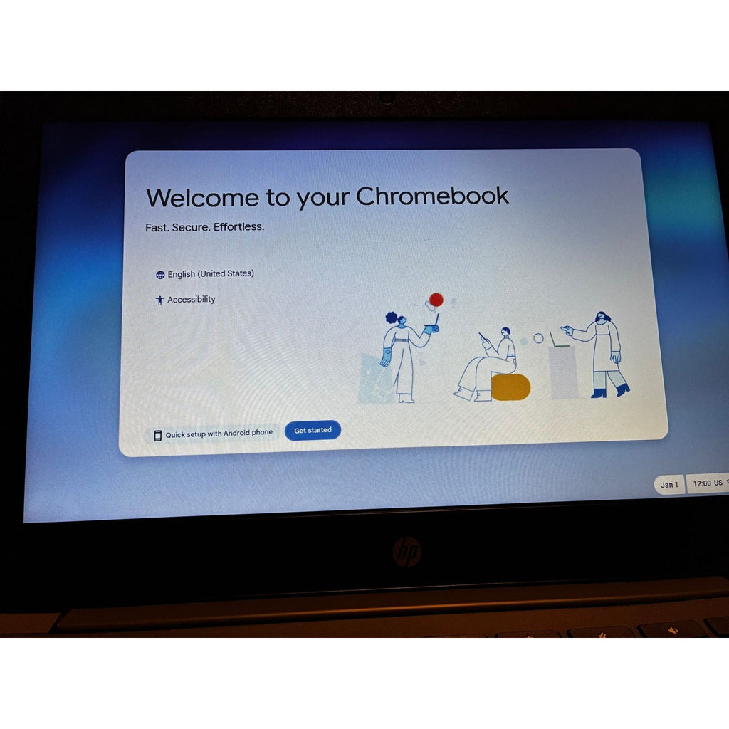 HP G8 Chromebook with charger 15"/32GB